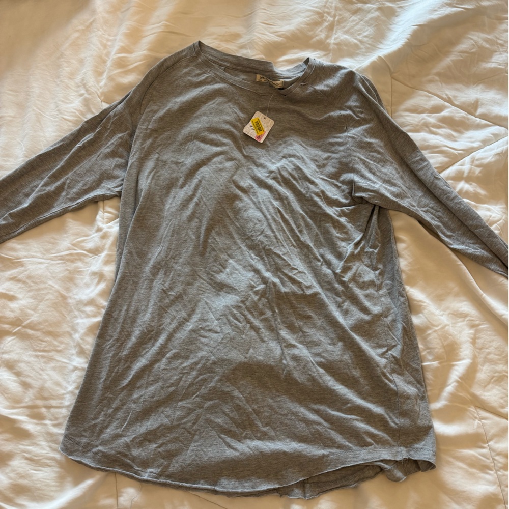 Free people long sleeve t-shirt dress